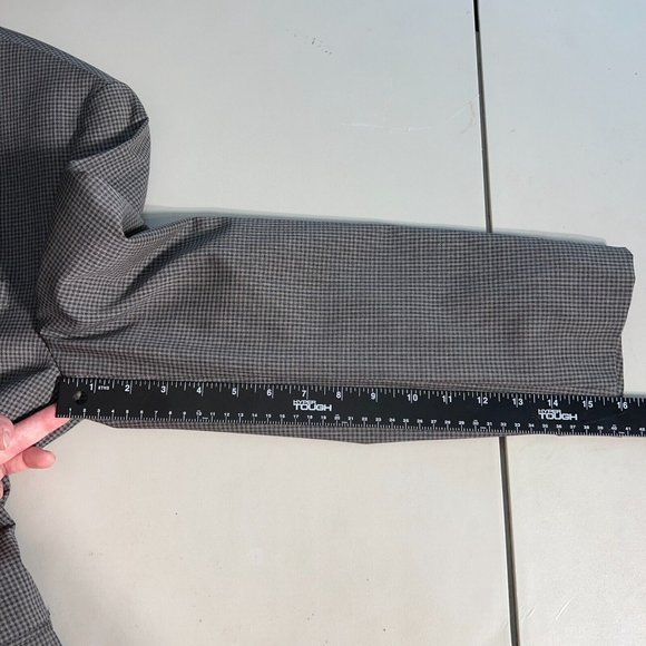 CALVIN KLEIN Blazer Jacket Sports Coat Men 38R Gray Check 100% Wool Professional - Picture 15 of 16